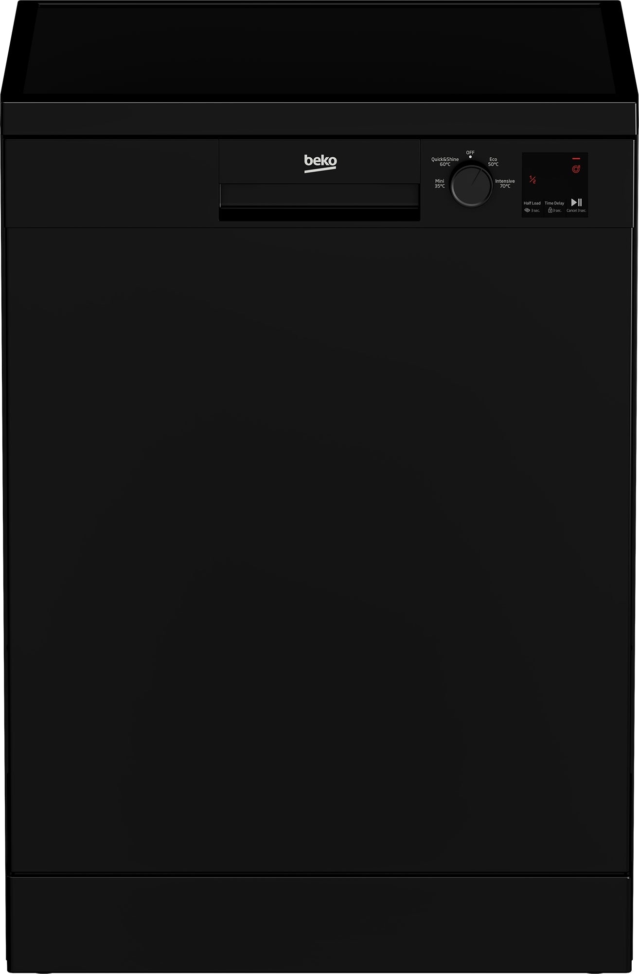 Beko 13 Place Freestanding Dishwasher BLACK| DVN04X20B
