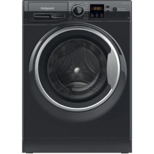 Hotpoint 9kg Load, 1400rpm Spin Washing Machine - Black | NSWM945CBSUKN