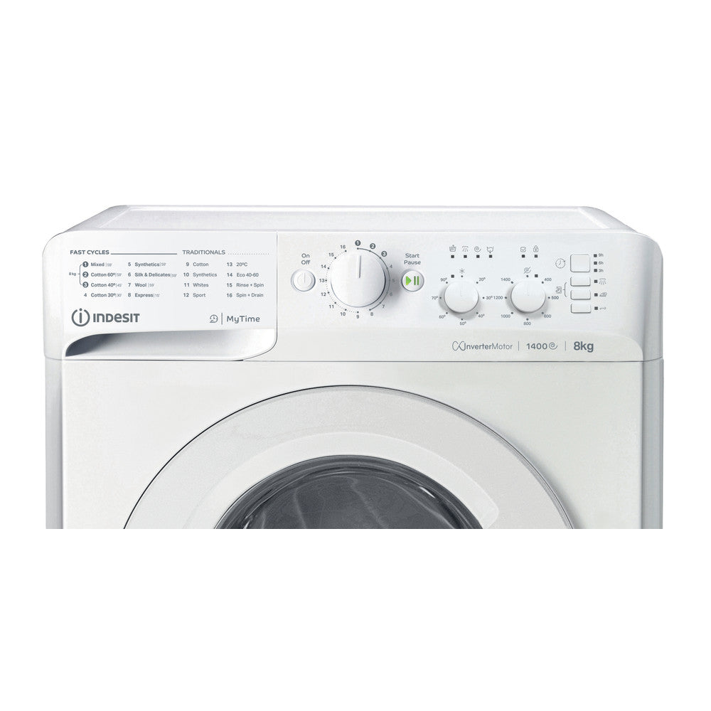 Indesit 8KG 1400RPM Freestanding Washing Machine | MTWC81495W - Image 3